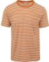 Armor Lux T-shirt T-Shirt Linnen Strepen Oranje - Thumbnail 1