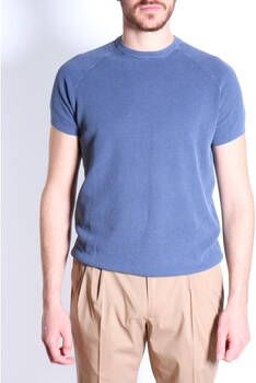 Aspesi Sweater T-Shirt Maglia Punto Wafer Blu