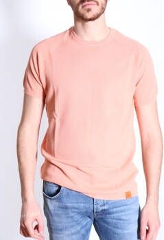 Aspesi Sweater T-Shirt Maglia Punto Wafer Rosa