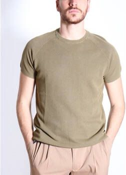 Aspesi Sweater T-Shirt Maglia Punto Wafer Verde