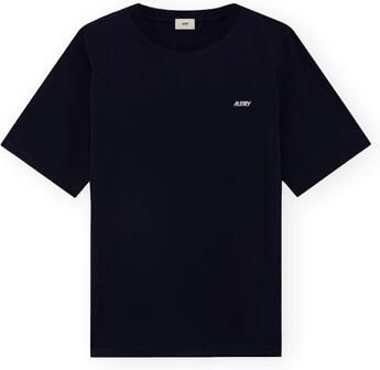 Autry T-shirt Korte Mouw Embroidered Logo Tee Blue