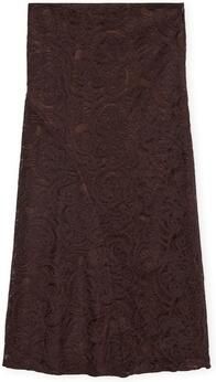Aware Lange rokken Urshila Skirt Chocolate Plum
