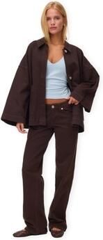 Aware Onderhemd Verena Oversized Jacket Chocolate Torte