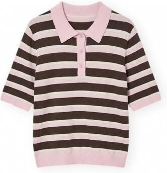 Aware Polo Shirt Korte Mouw Polo Oline Parfait Pink Sugar Swizz