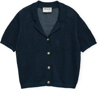 Aware Sweater Saga Cardigan Dark Sapphire - Foto 4