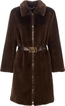 Ayfee Mantel GIACCA LUNGA FAKE FUR CAM25226
