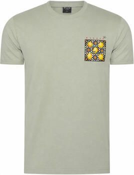 Ballin Est. 2013 T-shirt Korte Mouw Orange Backprint Shirt