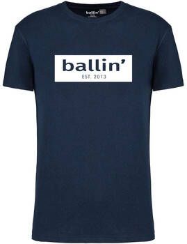 Ballin Est. 2013 T-shirt Korte Mouw Cut Out Logo Shirt
