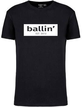 Ballin Est. 2013 T-shirt Korte Mouw Cut Out Logo Shirt