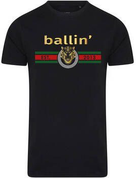 Ballin Est. 2013 T-shirt Korte Mouw Tiger Lines Shirt