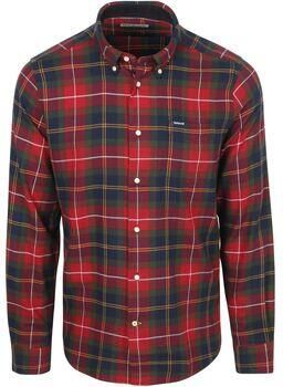 Barbour Overhemd Lange Mouw Fortrose Overhemd Tartan Rood