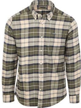 Barbour Overhemd Lange Mouw Kyeloch Overhemd Ruit Olive