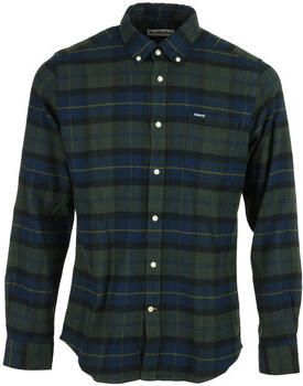 Barbour Olive Night Op Maat Gemaakt Overhemd met Tartan Patroon Multicolor Heren - Foto 2