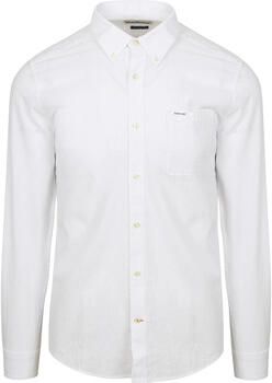 Barbour Overhemd Lange Mouw Shirt Nelson Tailored White