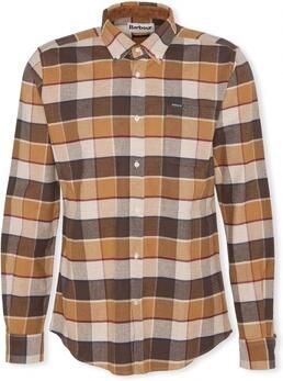 Barbour Overhemd Lange Mouw Shirt Valley Tailored Brown