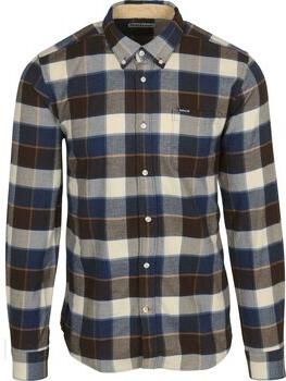 Barbour Overhemd Lange Mouw Valley Overhemd Ruit Bruin Blauw