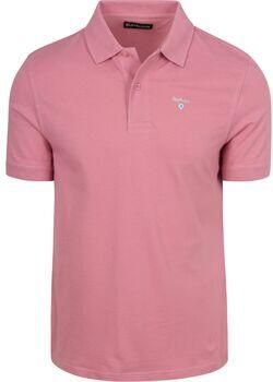 Barbour Polo Shirt Korte Mouw Pique Polo True Roze