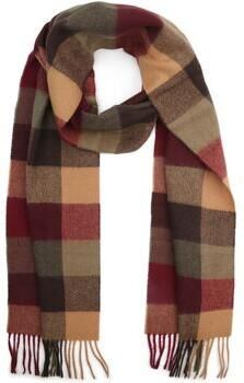 Barbour Sjaal Tattersall Rood Beige