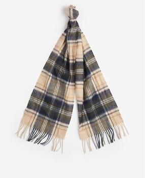 Barbour Nieuwe Geruite Sjaal Stijlvol Accessoire Beige Heren - Foto 4