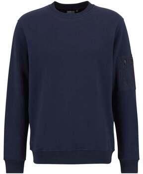 Barbour Sweater Grip Crew Neck Sweatshirt Navy