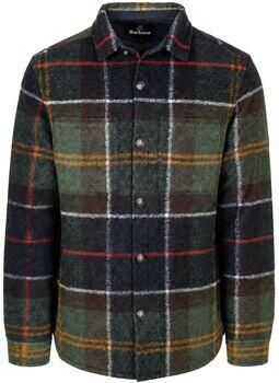 Barbour Sweater Overshirt Woodlane Classic Tartan