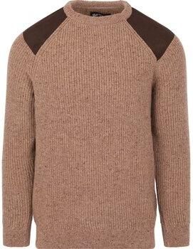 Barbour Sweater Trui Raisthorpe Lamswol Beige