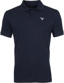 Barbour T-shirt Basic Polo Donkerblauw