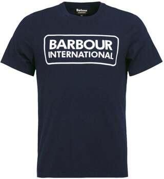Barbour T-shirt Korte Mouw Essential Large Logo T-Shirt Navy