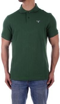 Barbour Geruite Piqué Polo voor een Casual Garderobe-update Groen Heren - Foto 2