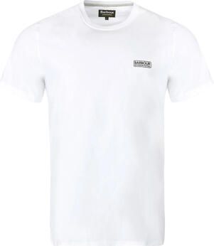 Barbour T-shirt Korte Mouw Slim T-shirt met klein logo