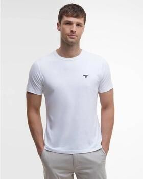 Barbour Heren Regular Fit Wit T-shirt White Heren - Foto 5