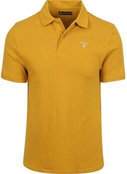 Barbour T-shirt Pique Polo Ochre Geel