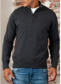 Barbour Trui Cotton half zip knitted jumper