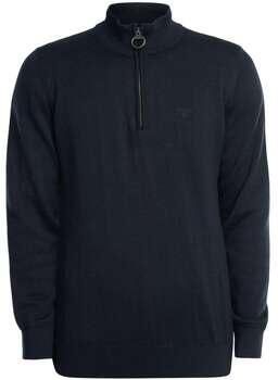 Barbour Klassieke Tartan Half Zip Katoenen Laag Blue Dames - Foto 5