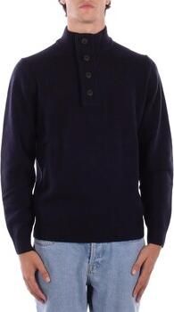 Barbour Essentiële herentrui met hoge kraag knoop- en ritssluiting Blauw Heren - Foto 4