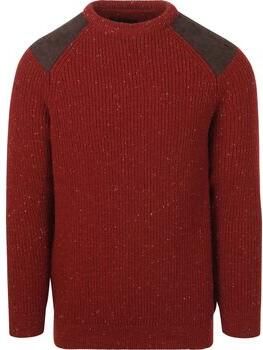 Barbour Trui Raisthorpe Lamswol Rood