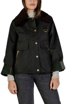 Barbour Gewaxte katoenen jas met oversized kraag Green Dames - Foto 6