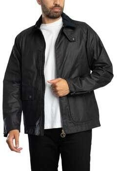 Barbour Blauwe Jassen met Logo en Voorsluiting Blue Heren