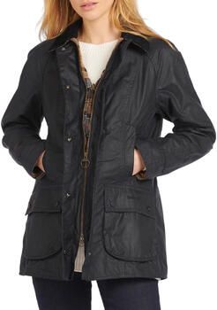Barbour Navy Blue Gewaxte Jas Blue Dames - Foto 2