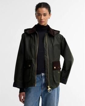 Barbour Regular fit functioneel jack van puur katoen model 'CARVILLE'