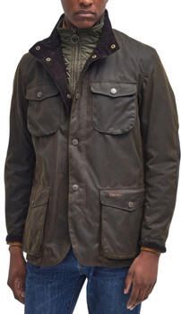 Barbour Groene Gewaxte Katoenen Ogston Jas Green Heren - Foto 5