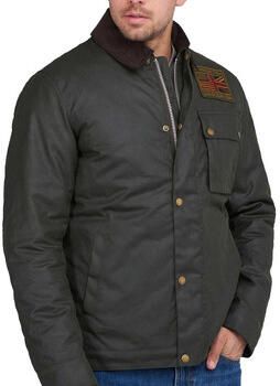 Barbour Steve McQueen International Workers Wax Jas Green Heren - Foto 6