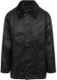 Barbour Zwarte Bedale Katoenen Waxjas Black Heren - Thumbnail 1