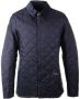 Barbour Moderne gewatteerde jas met geribbelde kraag en drukknoopsluiting Blauw Heren - Thumbnail 1