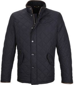 Barbour Blazer Quilted Jas Powell Donkerblauw