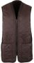Barbour Trainingsjack Voering Polarquilt Bruin - Thumbnail 1