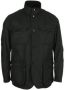 Barbour Zwarte Waterdichte Jas met Hoge Kraag Black Heren - Thumbnail 1