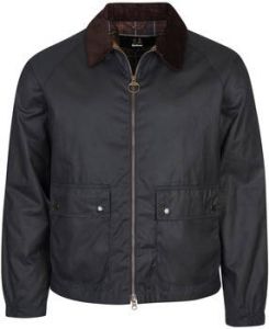 Barbour Mantel Dom Waxed Jacket Navy