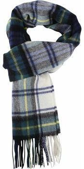 Barbour Wollen Tartan Herensjaal met Franjes Multicolor Heren