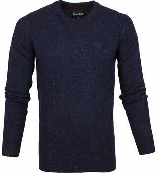 Barbour Sweater Tisbury Trui Wolmix Donkerblauw